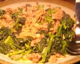 豚肉とほうれん草のクリームソース作り方5写真