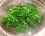 ほうれん草のグリーンクリームパスタ作り方2写真