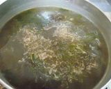超簡単♪もずくとワカメの中華スープ作り方1写真