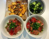 マグロとアボカドのポキ丼作り方5写真