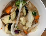 クリーミートマト味噌味豆腐入ナムル風煮作り方16写真