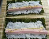 買い食い✿ソーセージマヨ巻き(¥100)作り方5写真