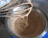 カップで♪チョコシフォン❤️クリーム入り作り方5写真