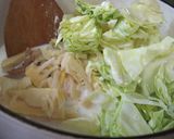タケノコとキャベツのミルクスープ作り方4写真