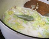 タケノコとキャベツのミルクスープ作り方5写真