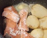 鮭とジャガイモレモンバター焦がし醤油弁当作り方3写真