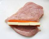 鶏胸肉で野菜チーズのチキンロール作り方4写真