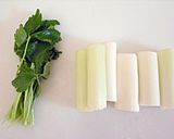 ねぎとそうめんのおひたし系お吸い物作り方1写真