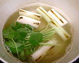 ねぎとそうめんのおひたし系お吸い物作り方3写真