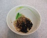 即席　簡単　わかめ＆とろろスープ作り方1写真