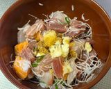 お刺身の切り落としで！ 海鮮ユッケ作り方4写真
