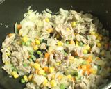 野菜たっぷりビーフでオムライス作り方3写真