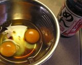 白だしで味付け決まる　弁当の卵焼き作り方1写真
