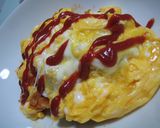 炊飯器で楽チキンライスdeオムライス作り方4写真