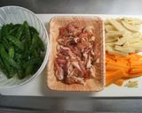 ぶた肉とタケノコのオイスター炒め作り方1写真