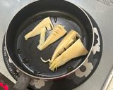 穂先たけのこの醤油麹炒め♪山椒がけ作り方2写真