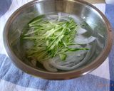 ヘルシーおもてなしお刺身サラダそうめん作り方1写真
