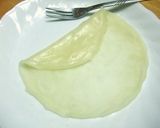 ノンエッグ★レンジdeもっちりクレープ作り方3写真