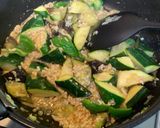 夏野菜のとり野菜みそ丼作り方5写真