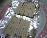 焼きちくわの明太子・チーズののっけ焼き作り方1写真