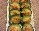 豆腐入り☆ゴーヤの肉詰め作り方8写真