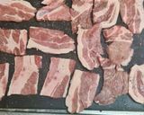 豚肩ロース厚切りの黒胡椒炒め（台湾風）作り方1写真