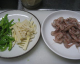 たけのことガラエビとえんどうのかき揚げ作り方1写真