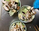 肉無豆腐簡単アジアンソース味白菜野菜炒め作り方11写真