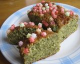 ＨＭで簡単抹茶パウンドケーキon金平糖作り方4写真