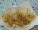 新たまねぎとさくらえびのかき揚げ♪作り方3写真