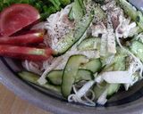 しゃきしゃきつるつる♫♬そうめんサラダ作り方6写真