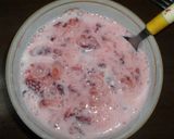 簡単☆ミルキー苺ヨーグルト作り方4写真