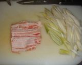 とんかつ屋の味　豚肉と白ねぎのポン酢炒め作り方1写真