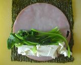 三つ葉とクリームチーズのり巻き♪作り方1写真
