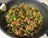 茄子そぼろご飯♡簡単で夏休みに最高〜😋作り方3写真