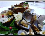 簡単あさりのワイン蒸し春菊入り作り方7写真