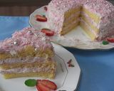 母の日に♪ピンクのケーキ♡作り方10写真
