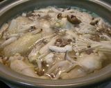 鶏肉とキノコと水菜の簡単鍋作り方4写真