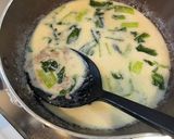 主婦の平日ランチ　豆乳坦々うどん作り方5写真