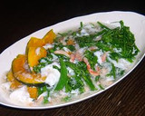 レンジで簡単♪　蒸し野菜のかにあんかけ作り方7写真