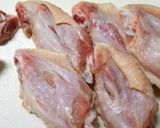 ご飯がすすむ〜♪新じゃがと手羽先の甘辛煮作り方1写真
