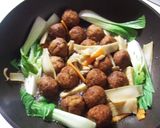 ふ～わふわ肉団子の煮込み♪作り方5写真