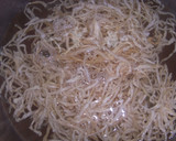 きぬさやと切干大根と豚バラ煮作り方1写真