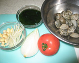 アサリとトマトのほっこりスープ作り方1写真