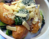 揚げジャガとイカ塩辛のマヨチーズ焼き作り方6写真
