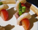 ソースがキラキラ☆海老とアスパラの前菜作り方6写真