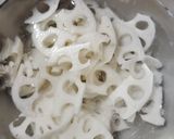 レンコンとごぼう天のきんぴら作り方1写真