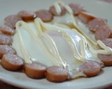 お花みたいなウィンナーの目玉焼き❤作り方4写真