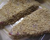 カンパチの　胡麻×ごま炙りステーキ作り方5写真