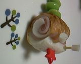 ☆キャラ弁♪LOVEx2かたつむり☆作り方6写真